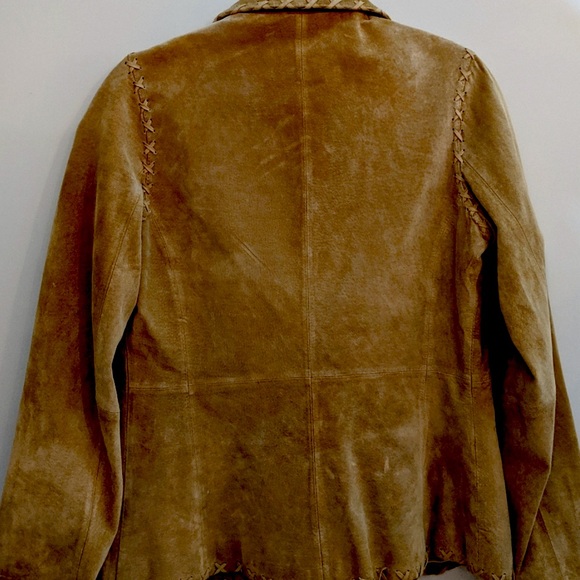 Leather/suede Western Jacket Medium - Picture 2 of 2